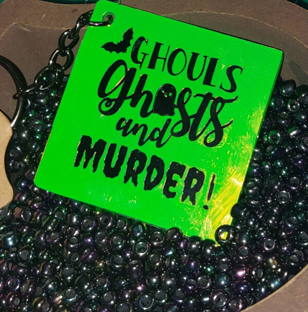 Ghouls, Ghosts, & Murder! Keychain - Image 2